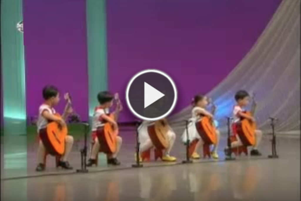 These North Korean children are amazing guitar players
